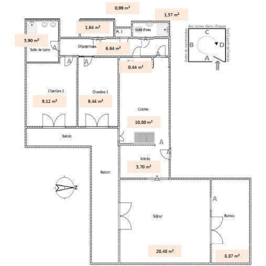 Annonces ST OUEN : Appartement | COURBEVOIE (92400) | 77 m2 | 400 000 € 