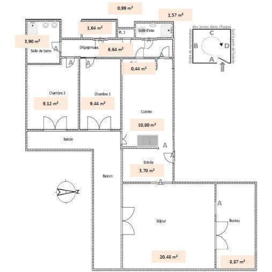  Annonces ST OUEN : Appartement | COURBEVOIE (92400) | 77 m2 | 400 000 &euro; 
