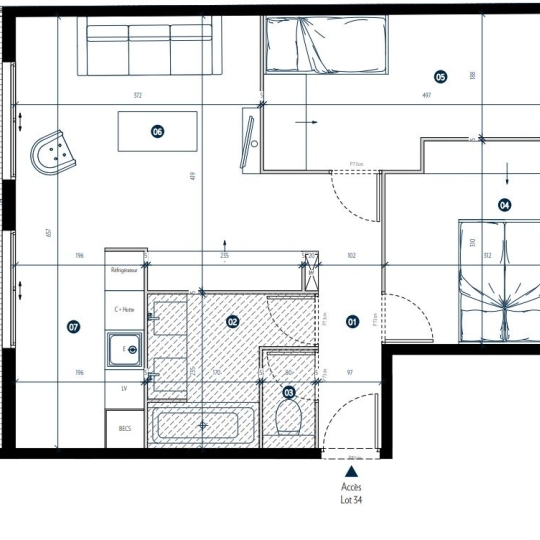  Annonces ST OUEN : Appartement | PARIS (75019) | 52 m2 | 502 600 &euro; 