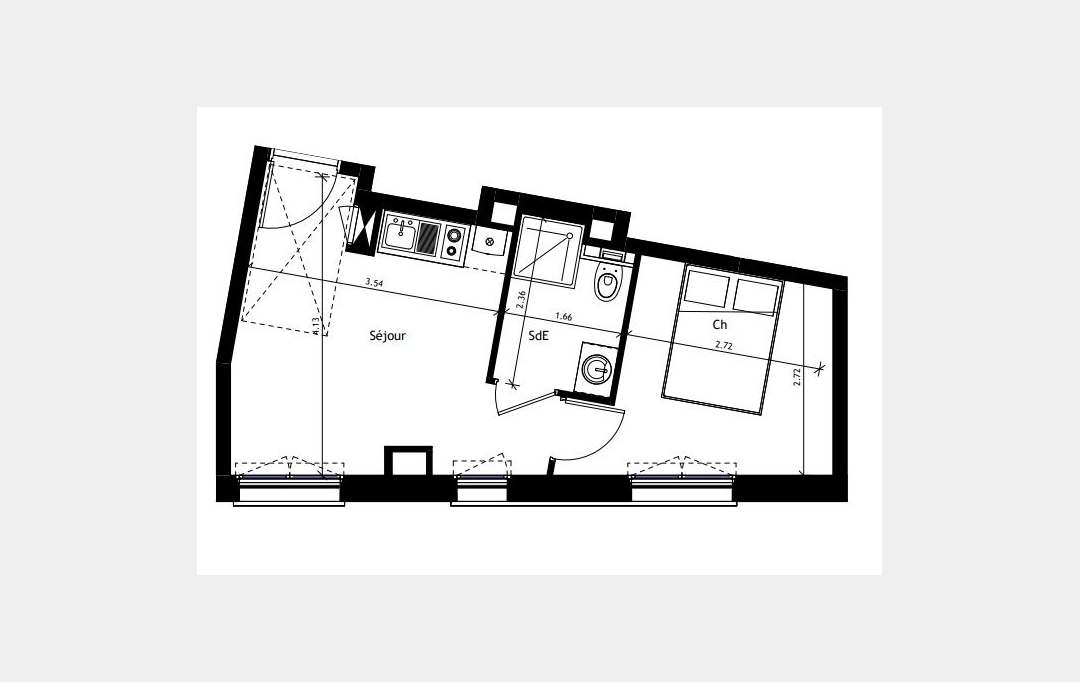 Annonces ST OUEN : Appartement | PARIS (75020) | 27 m2 | 330 000 &euro; 