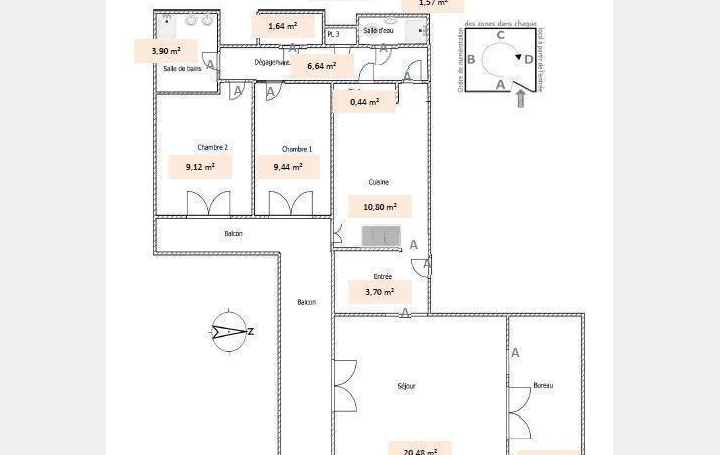 Annonces ST OUEN : Appartement | COURBEVOIE (92400) | 77 m2 | 400 000 € 