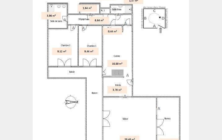 Annonces ST OUEN : Appartement | COURBEVOIE (92400) | 77 m2 | 400 000 &euro; 